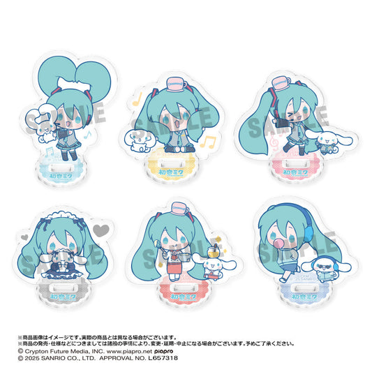 (Pre-Order) Hatsune Miku x Cinnamoroll - Trading Mini Acrylic Stand