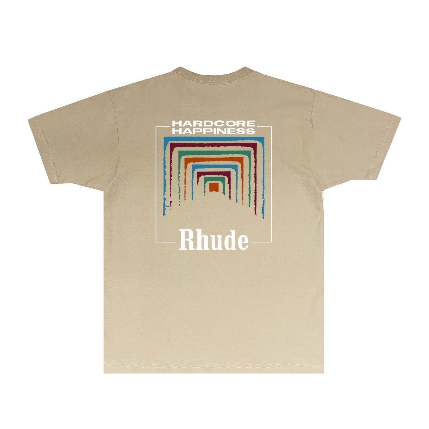 Rhude T-shirts Printed Trendy Pure Cotton