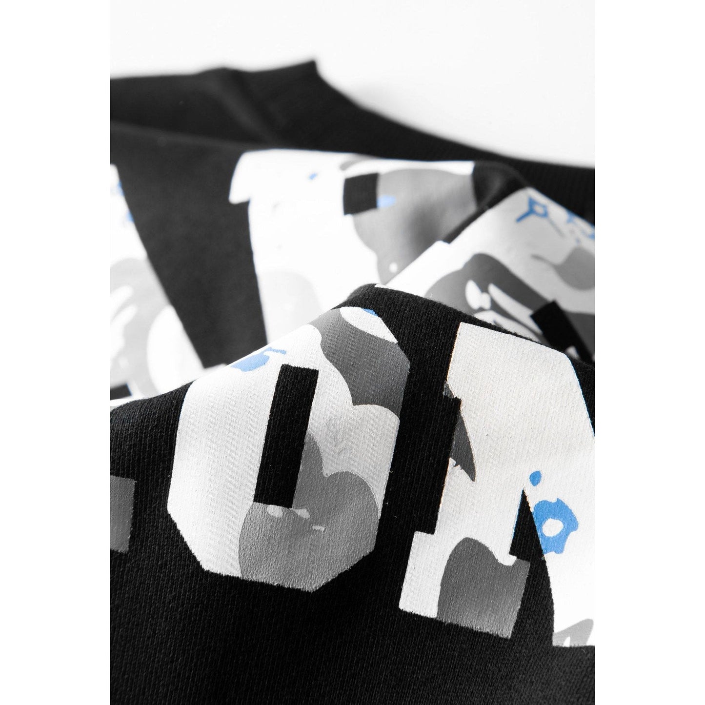 Bathing Ape Sweatshirts Generation Autumn and Winter Starry Sky Luminous Printed Long-Sleeved T-shirt
