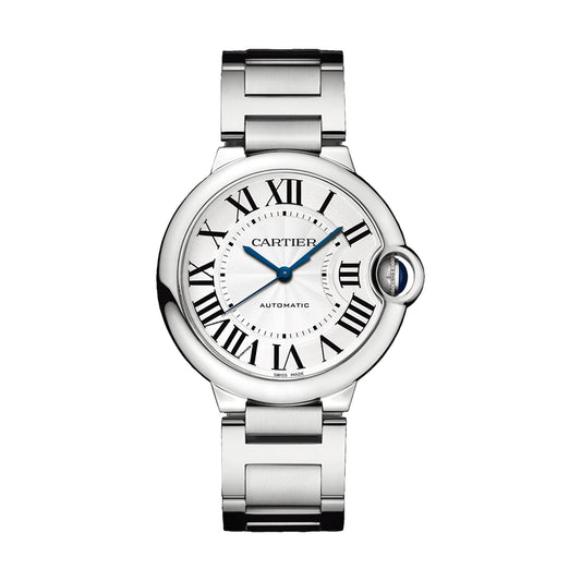 Ballon Bleu de Cartier 36 Watch - 36mm, Steel, Silver Dial, Ref. WSBB0048