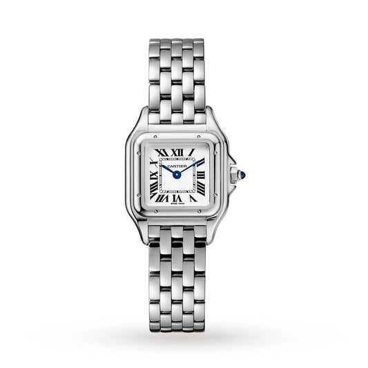 Panthère de Cartier Small Model Watch - 23mm, Steel, Silver Dial, Ref. WSPN0013