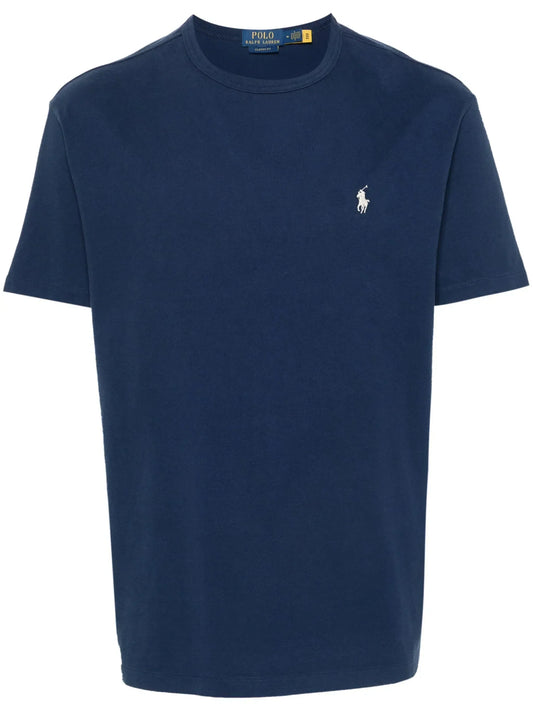 RALPH LAUREN Classic Fit Jersey T-Shirt Navy