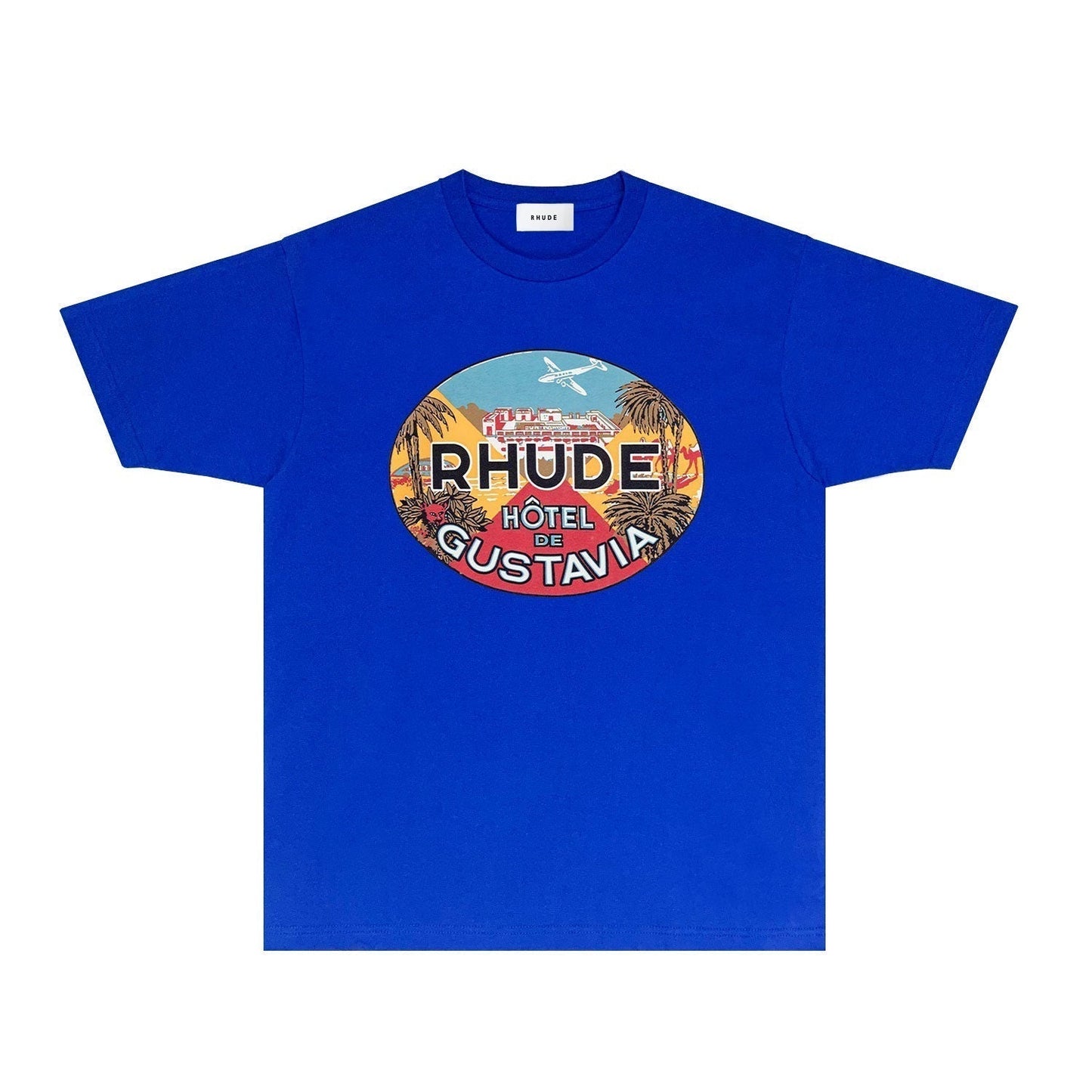 Rhude T-shirts Printed Trendy Pure Cotton
