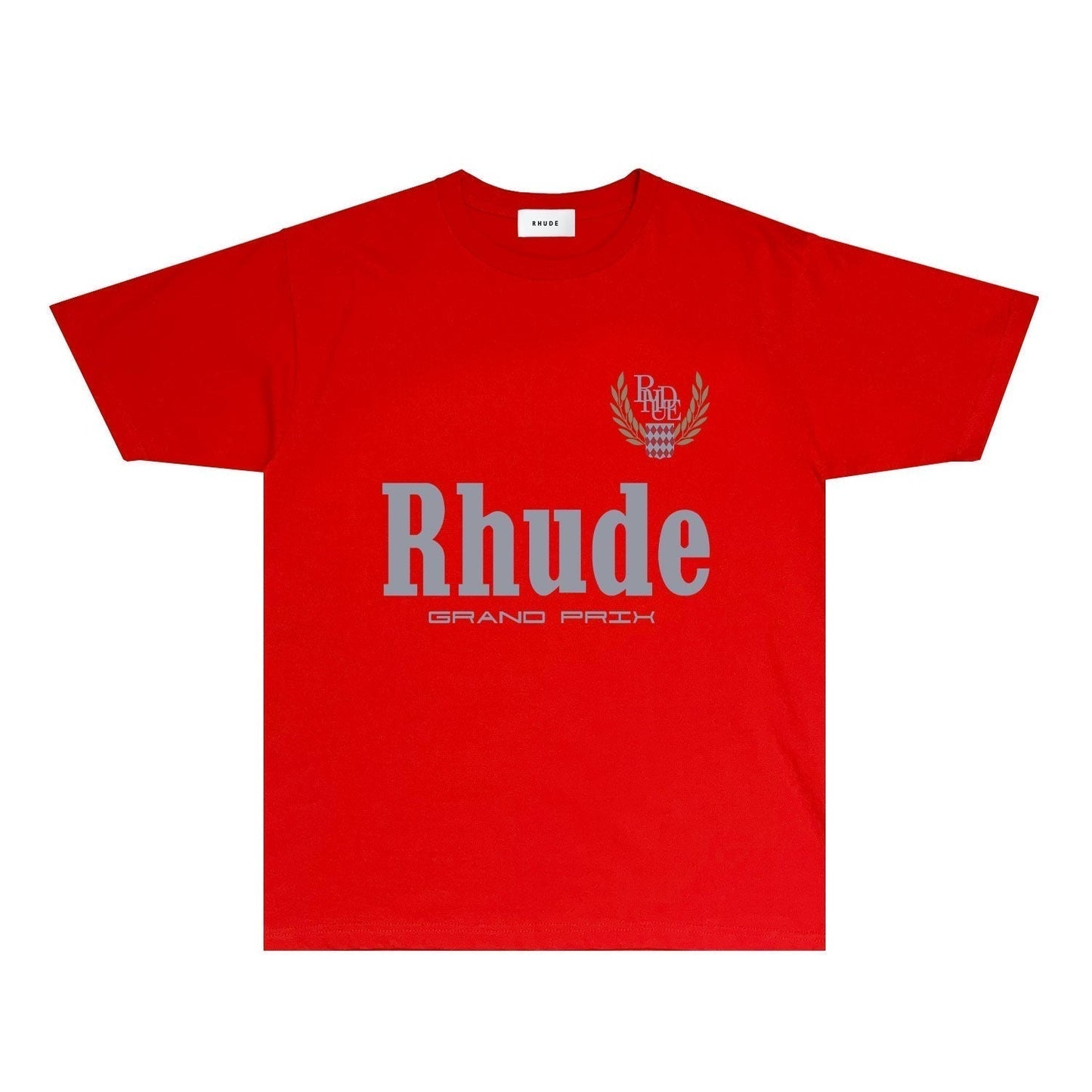 Rhude T-shirts Printed Trendy Pure Cotton