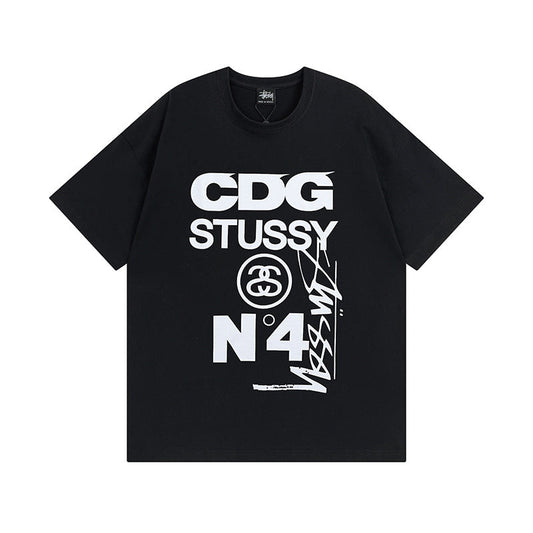 Stussy T Shirts Casual Loose Couple T Shirts