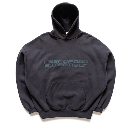 Fear Of God Essentials Heavy Fleece 90's Hoodie - Vintage Black