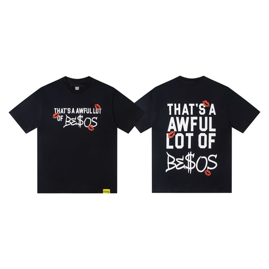 THAT'S A AWFUL LOT OF COUGH SYRUP Black Graphic Short-Sleeve T-Shirt — hero