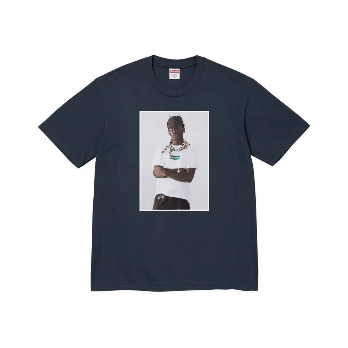 Supreme Tyler The Creator Portrait Graphic T-Shirt — front