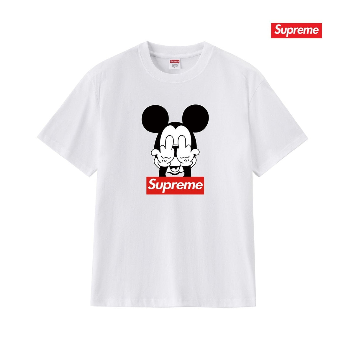 Supreme Mickey Character Graphic T-Shirt — front