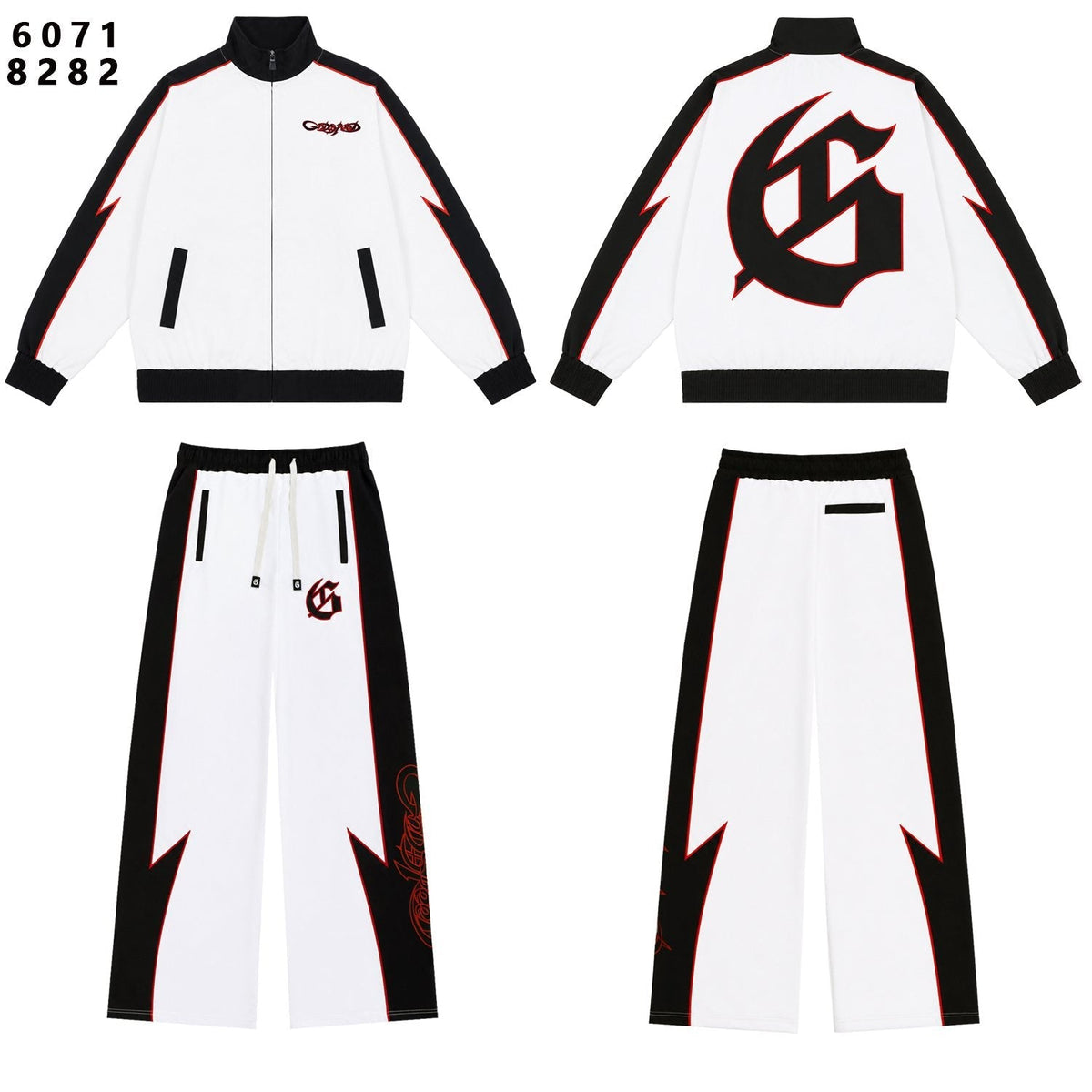 Godspeed Gothic G Contrast Panel Tracksuit Set — front