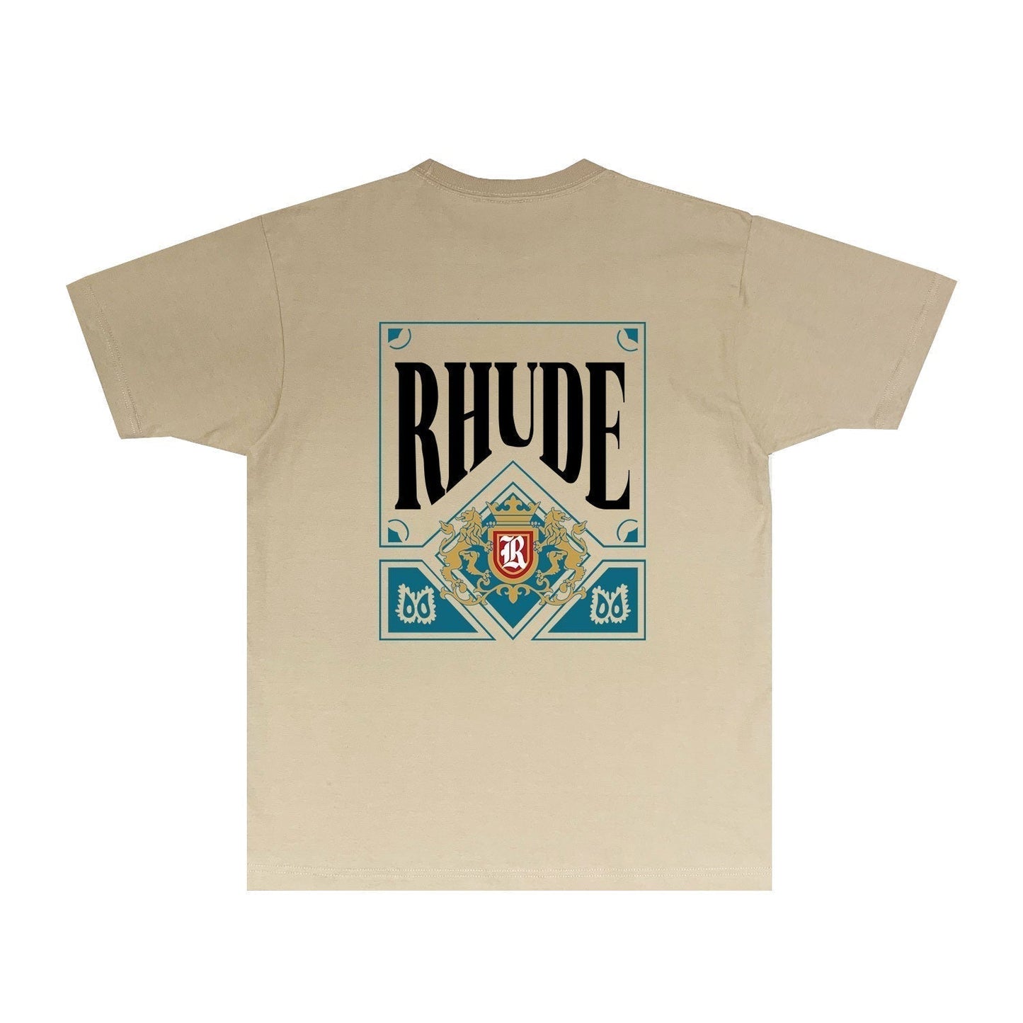 Rhude T-shirts Printed Trendy Pure Cotton