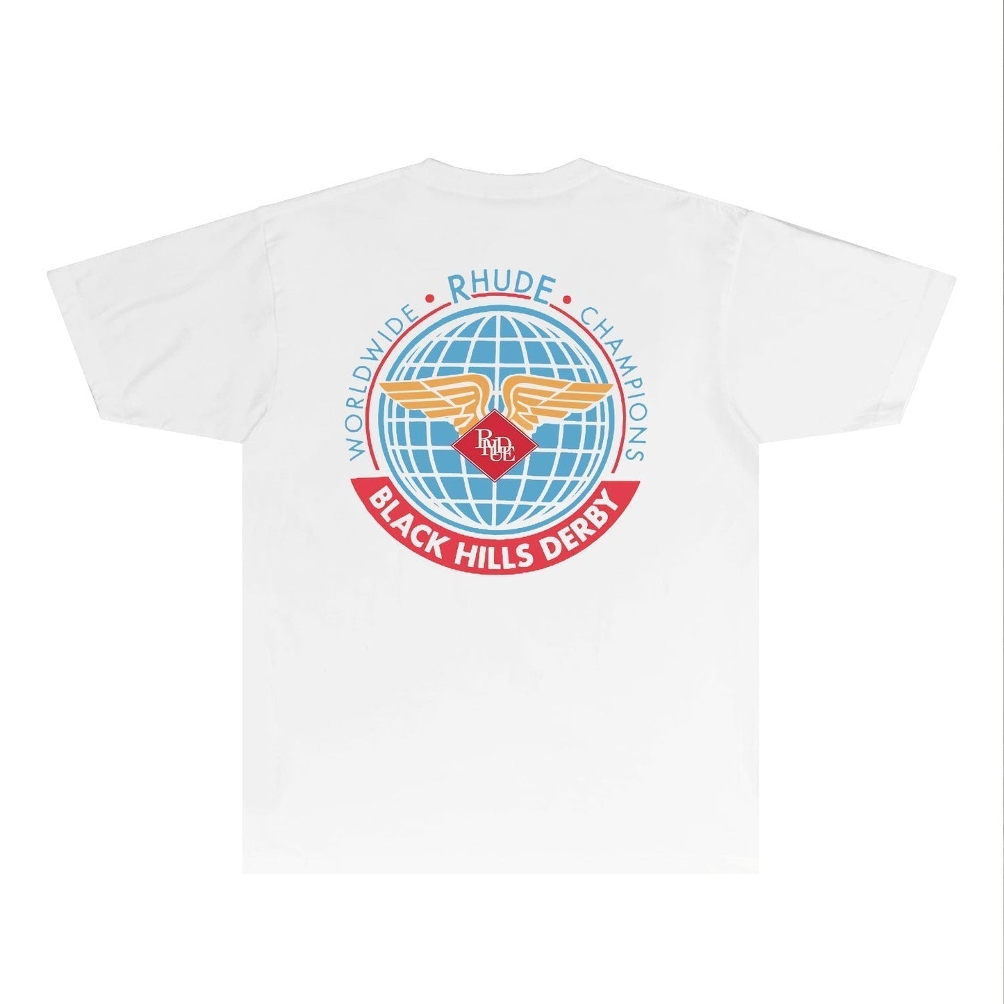 Rhude T-shirts Printed Trendy Pure Cotton